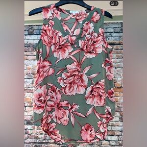 Maurices Floral Sleeveless Tank Blouse – Size Medium